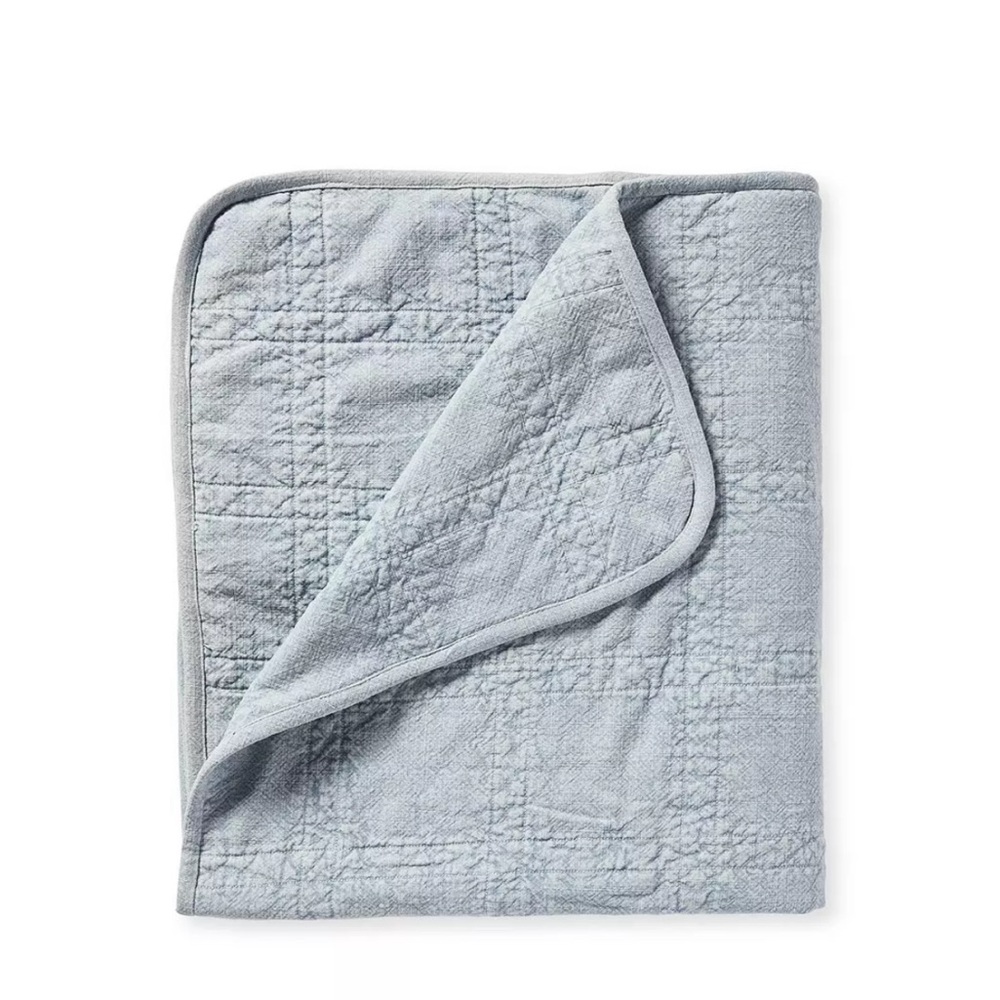 NWT - Serena & Lily Beach House Blanket in Coastal Blue